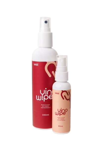 Removedor de vinho VINOWIPE kit com 2